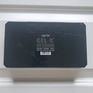 apres Natural Square Short Gel-X Nail Extensions